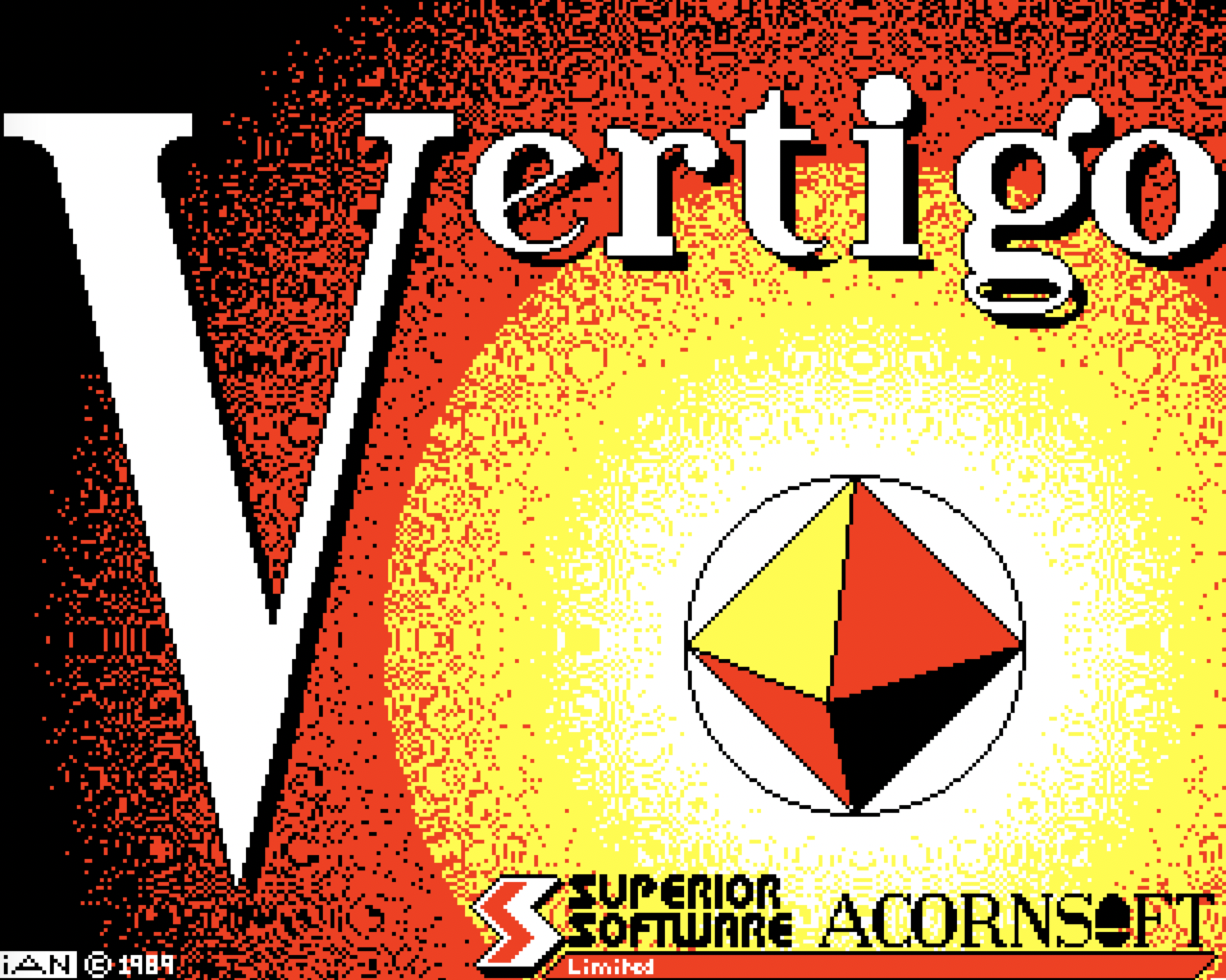 Vertigo title screen